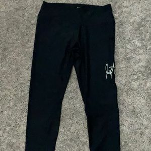 Nike navy blue Dri-fit Just Do It leggings